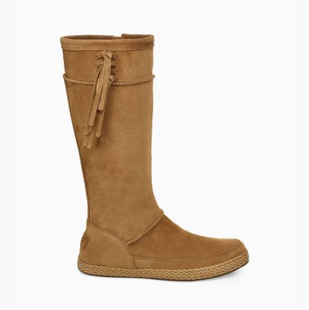 UGG Emerie Brown Boots for Women (UGLY72436)